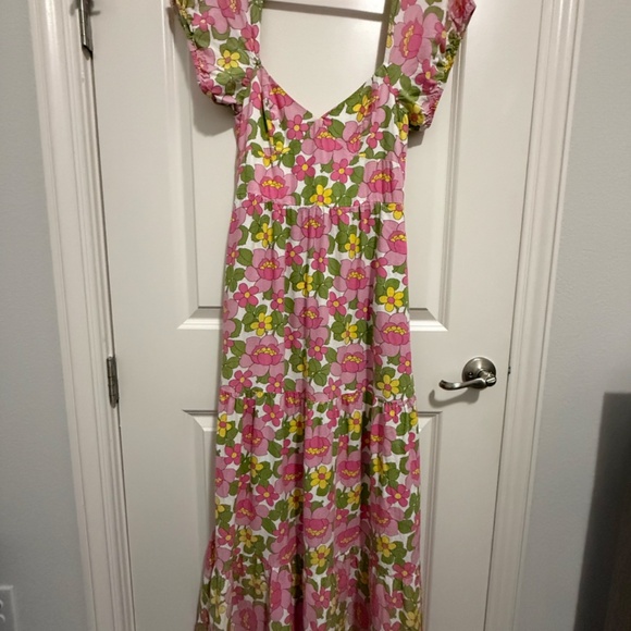 Show Me Your Mumu Cathy Maxi Dress – Groovy Floral – Size Small - Picture 3 of 9